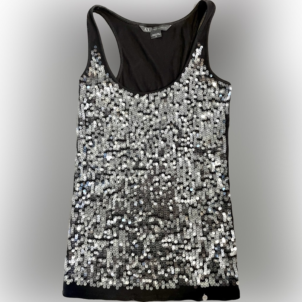 Armani Exchange A/X sequined top size S